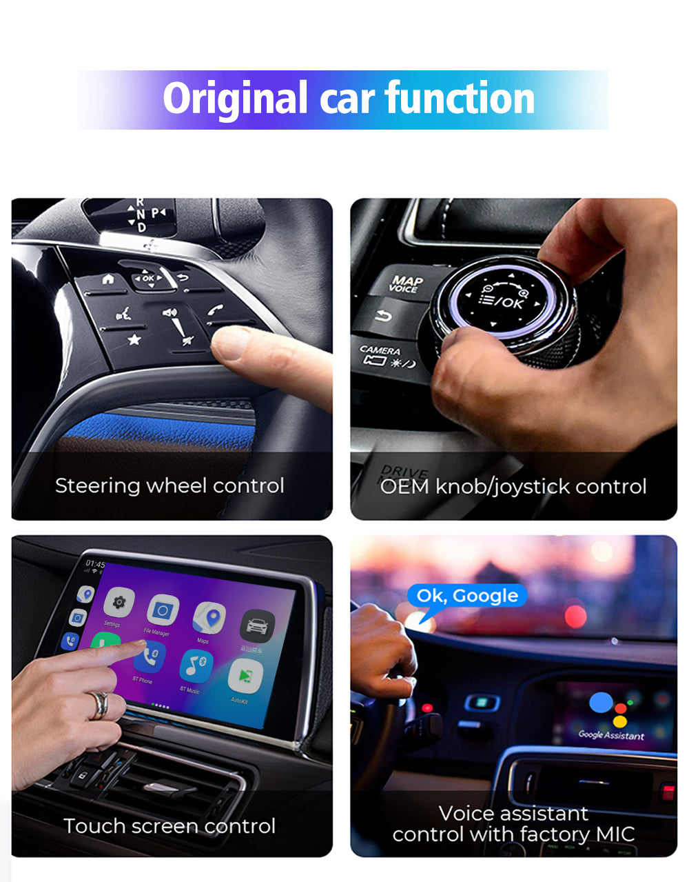 App2Car BOX9.0 multimedia Wireless Carplay Android Auto adapter with Android 9.0 OS + Sim Card Slot