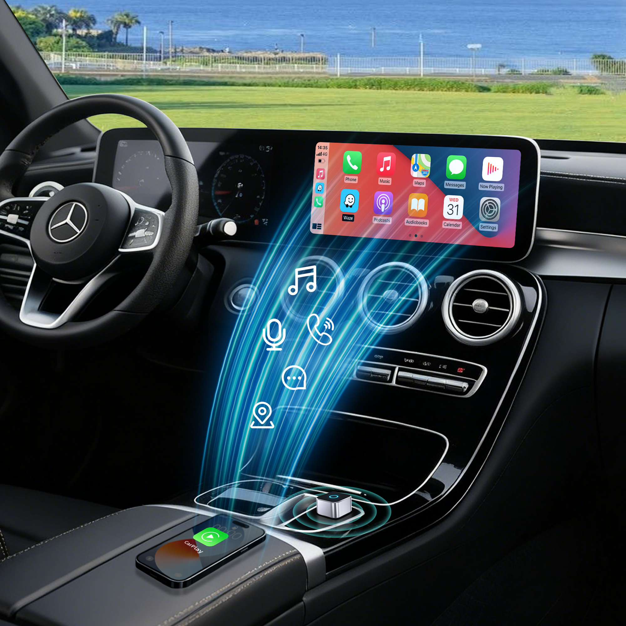 AA Wireless Android Auto (only) Adapter – Smart World Company