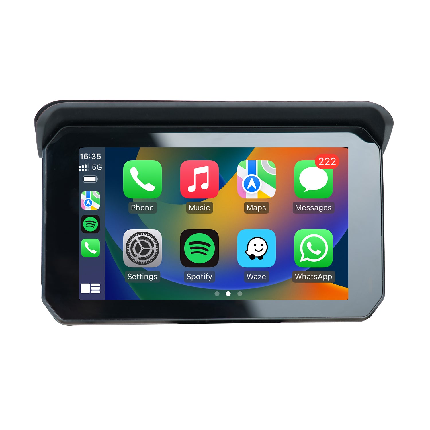 Smart World Company Waterproof Wireless CarPlay and Android Auto Display for Motorcycles