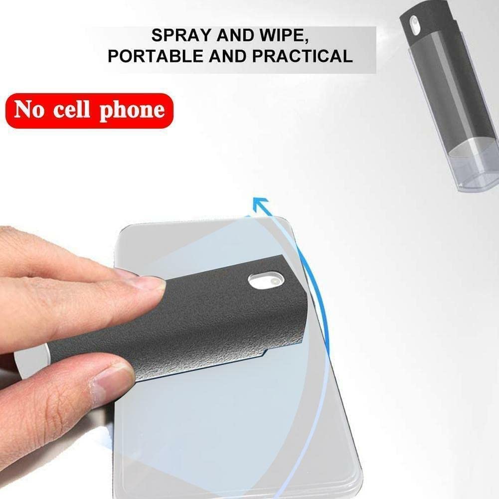 3 in 1 Fingerprint-Proof Screen Car Display Cleaner Spray Wipe Black Cleaning Tools (No Liquid)