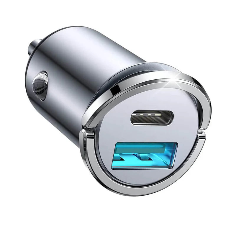 Fast Car Charger — 60W Dual-Port Power for Phones, Tablets & Laptops