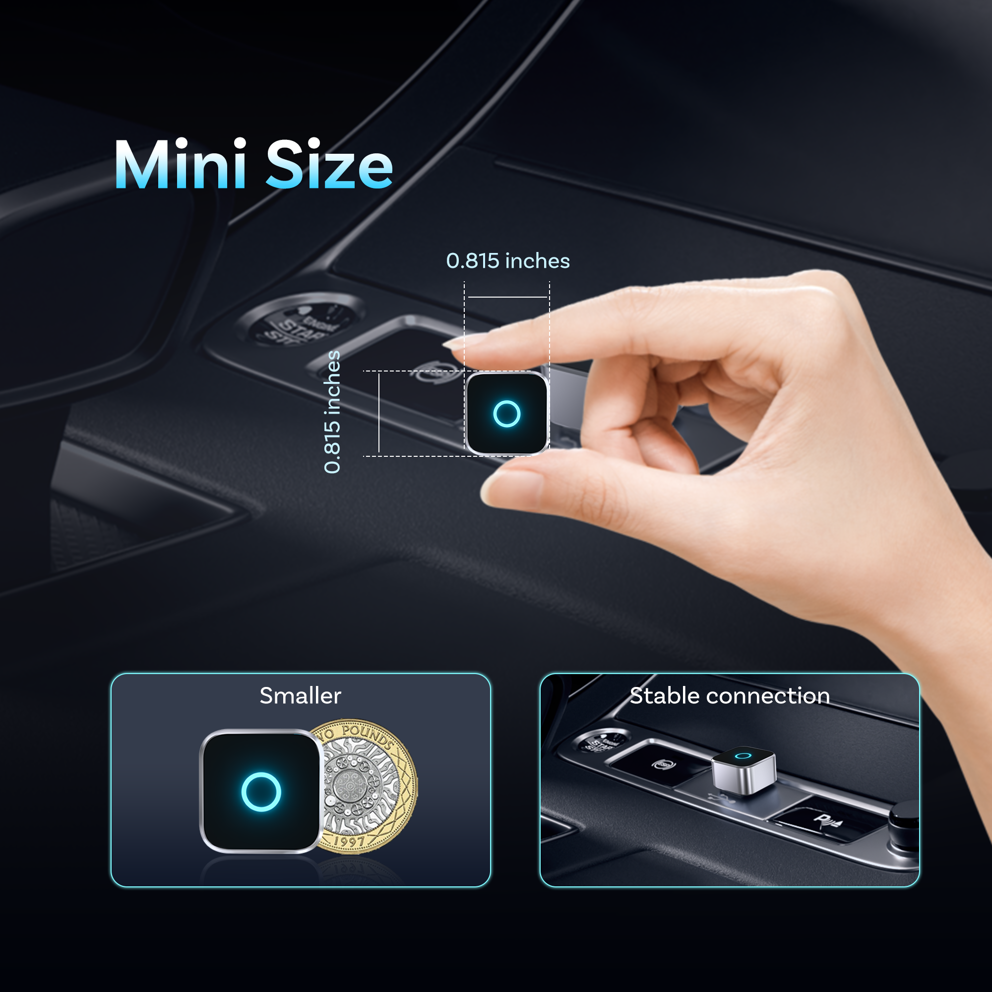 MICRO AA Wireless Android Auto adapter stick – Smart World Company
