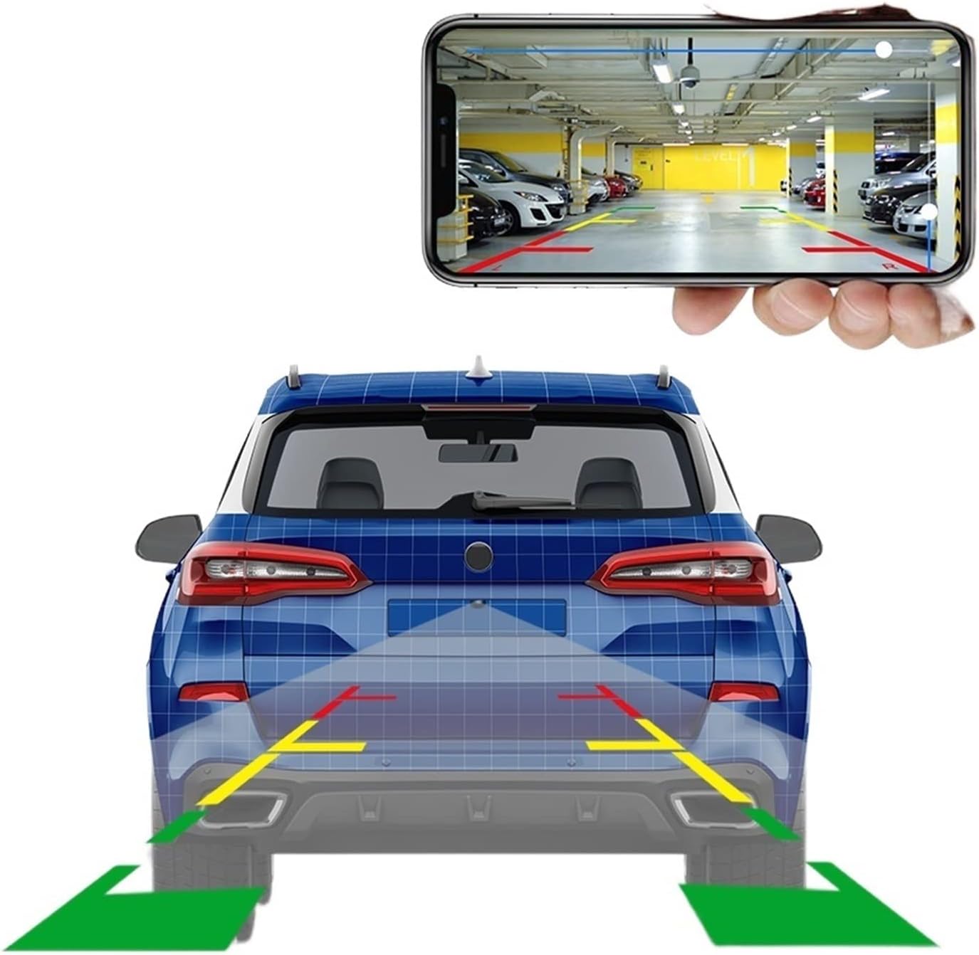 Smart World Company USB wireless reverse rear view camera to use it in your CarPlay infotainment screen for caravan and towing