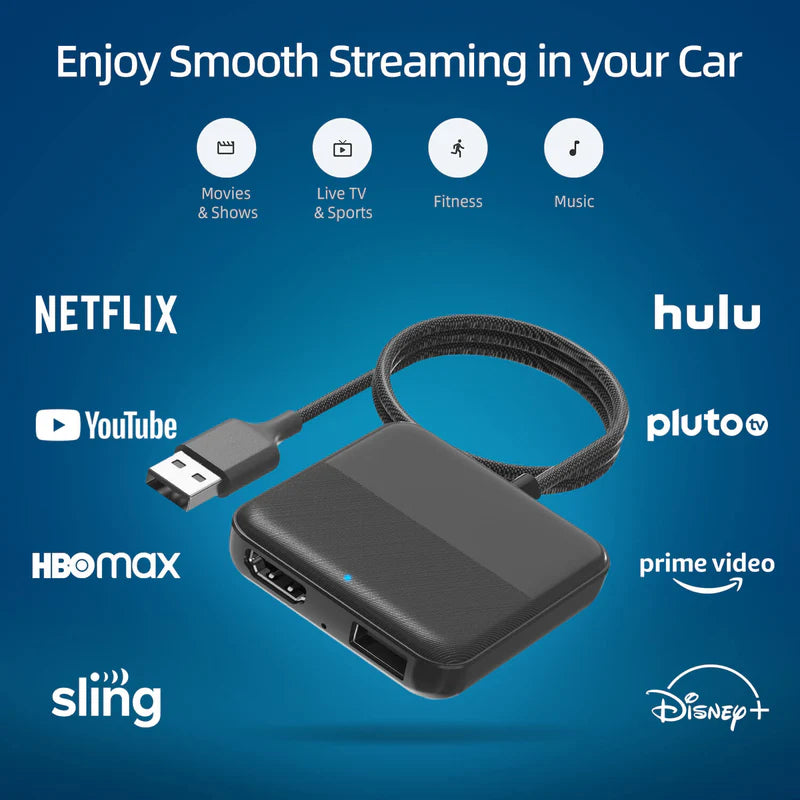 Smart World Apple Carplay and Android Auto Wireless Adapter CP-AA