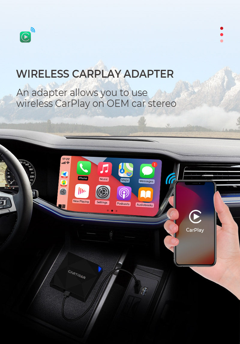 Smart World Company CP-Y wireless Carplay adapter dongle 5GHz Wifi module for  Mitsubishi Pajero QE QF /  Mitsubishi Triton MR (from 2017)