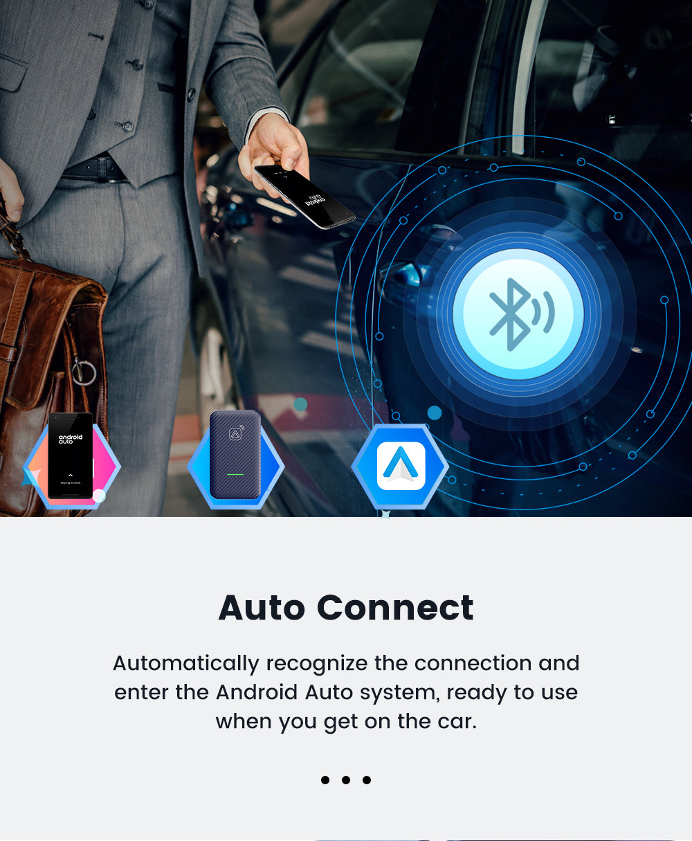AA Wireless Android Auto (only) Adapter – Smart World Company
