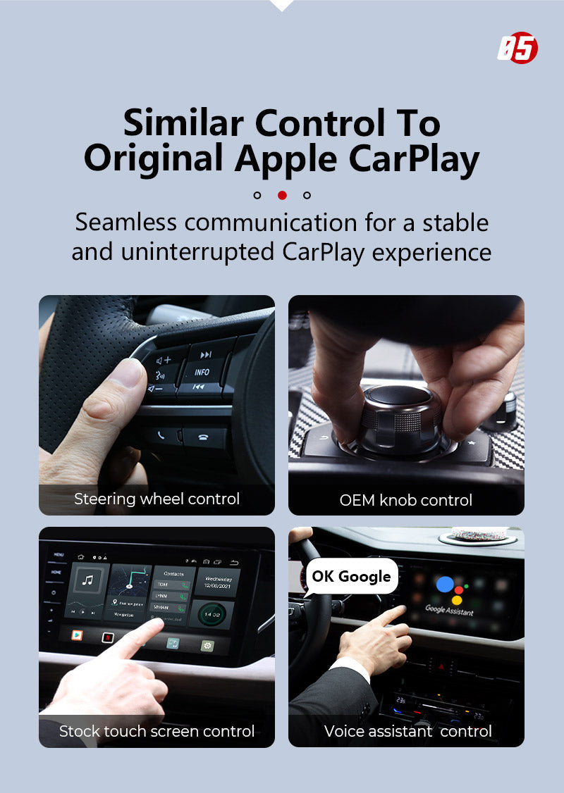 App2Car SIM 10.0 video streaming Wireless Carplay Android Auto adapter with Sim Card Slot
